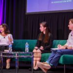 (Elena Mantagaris, Senior Advisor Canadian Initiative. Montserrat Ramírez, directora de Operaciones PET ECOCE A.C.