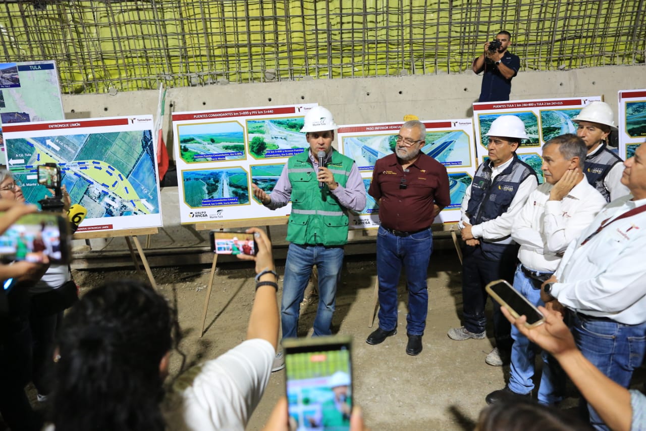 Avanza 87 % obra de la autopista Mante-Ocampo-Tula; detonará desarrollo regional del sur de Tamaulipas