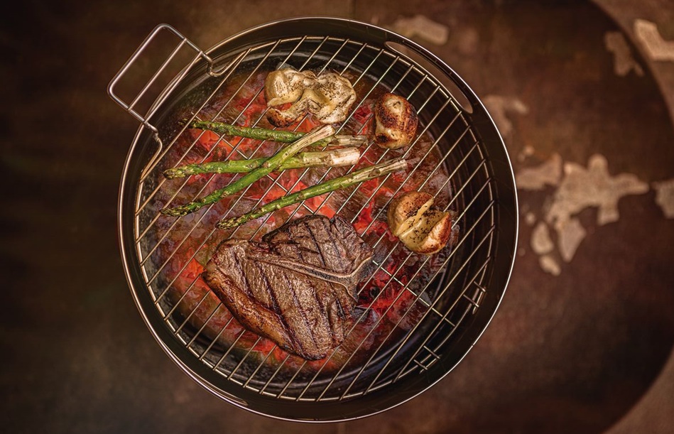 Tramontina Churrasco – Grill a Carbón TCP-400 de Acero Inoxidable