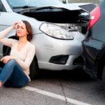 Injured,Girl,After,Car,Accident,In,The,Street