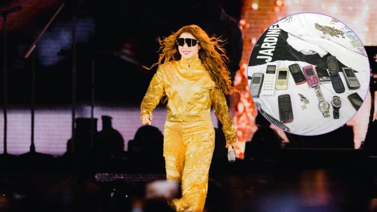 Robo celulares concierto