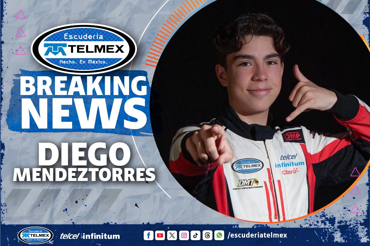 DIEGO MENDEZTORRES ESCUDERÍA TELMEX ABRIL 2026 FOTO1