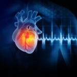 Heart attack and heart disease. 3d illustration
