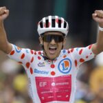 Carapaz, rey de la montaña, conquista Alpe D'Huez, Pogacar entra en la página de ilustres