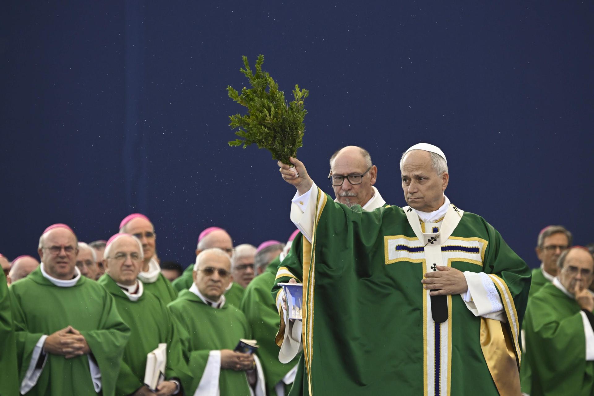 Pope Leo XIV visits Lourdes